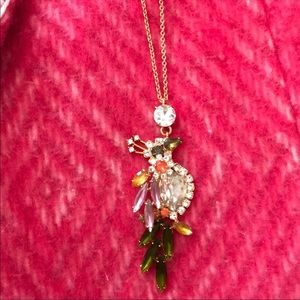 NWOT Ann Taylor Statement pendant birds of paradis